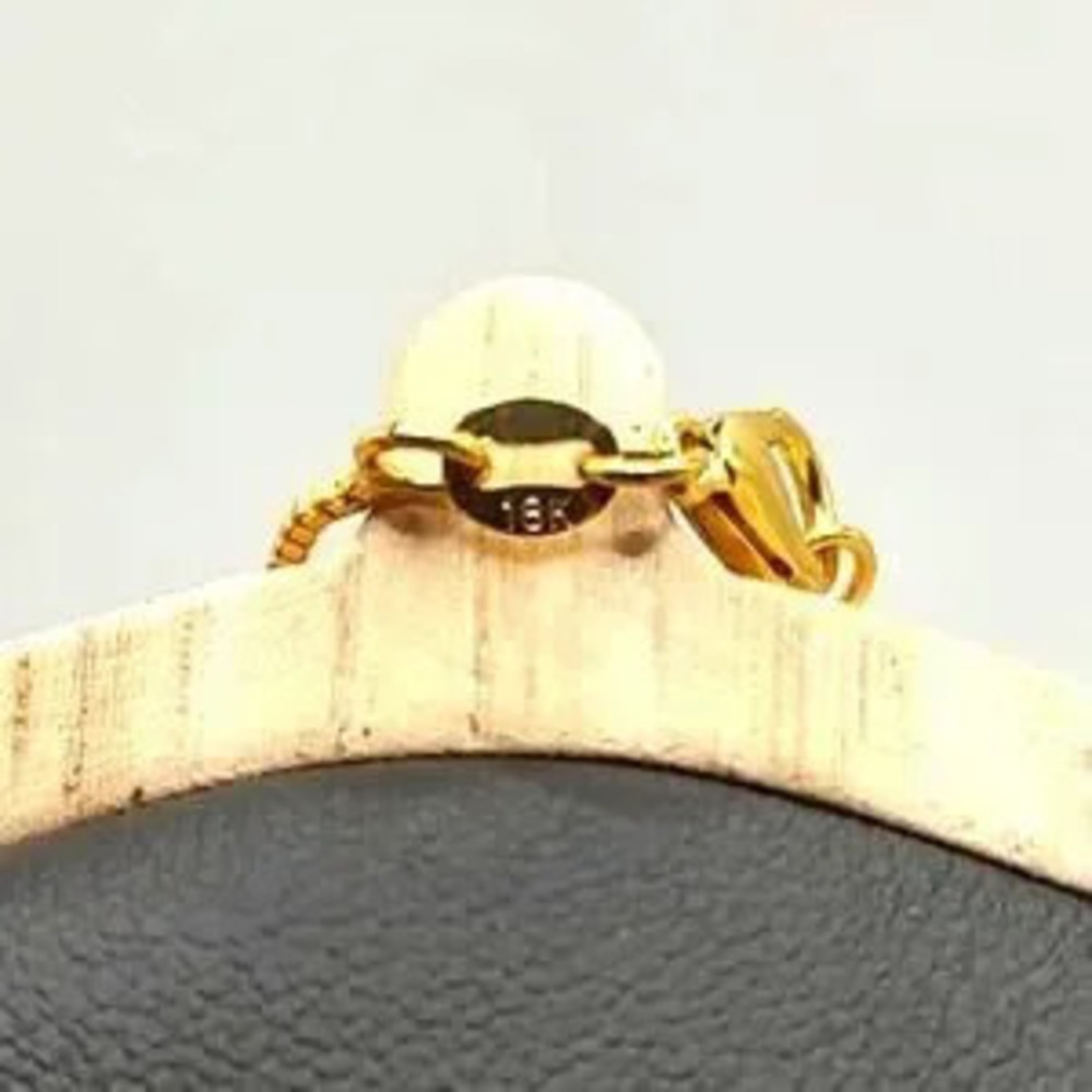 18k Gold Plated Necklace W/ Cross Crown CZ Diamonds Valentines Birthday Gift New